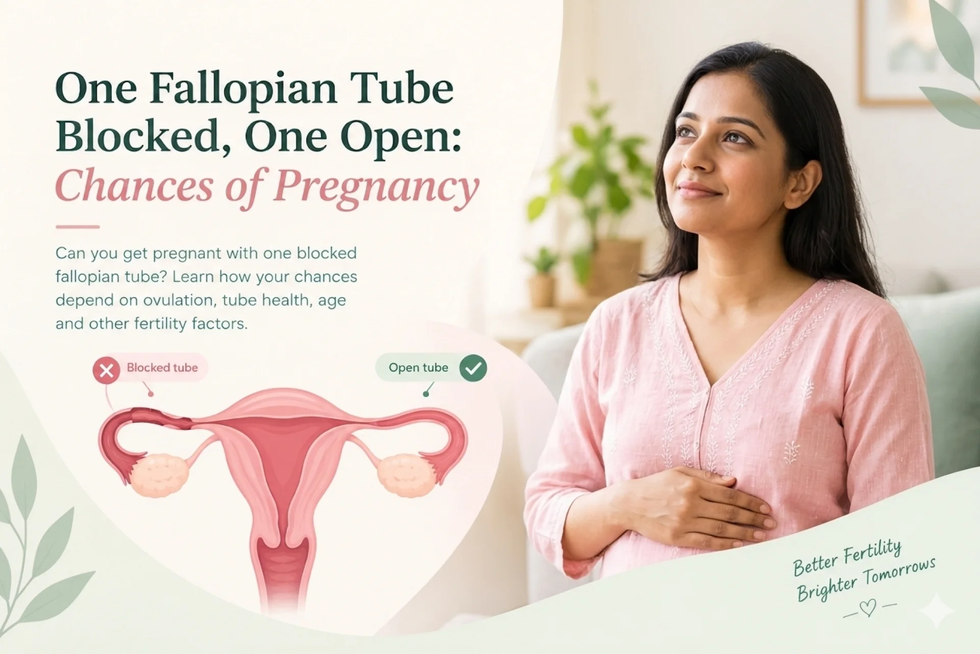 One Fallopian Tube Blocked, One Open: Chances of Pregnancy